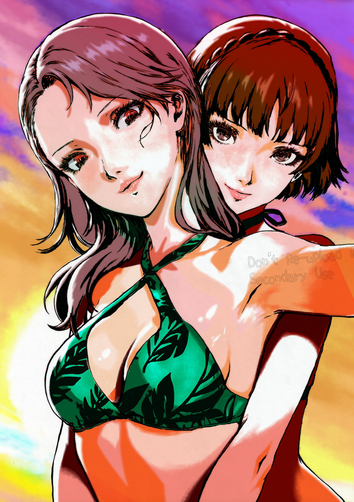 Ѹ Anime Art, , , Persona 5, Persona, Niijima Makoto, Sae Niijima