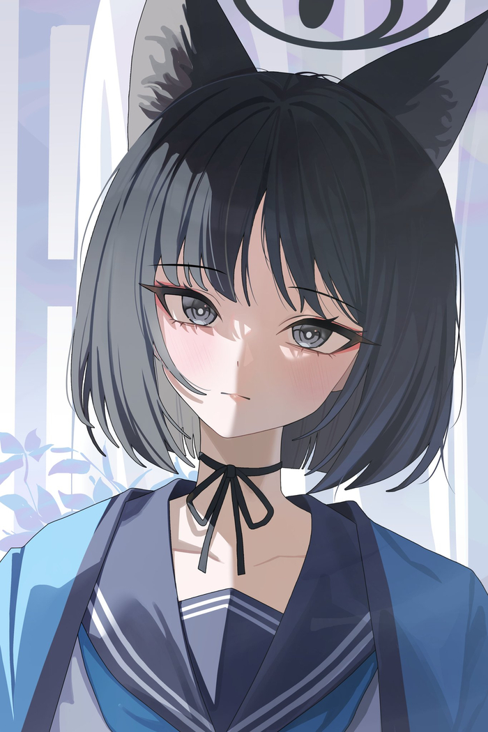       , Anime Art, Blue Archive, Kikyou, Animal Ears, 