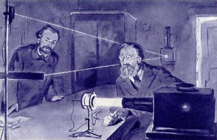 Зарисовка работы Александра Столетова