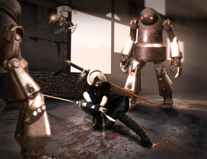   2B  Nier:Automata , Nier Automata, NIER, Yorha unit no 2 type B, 