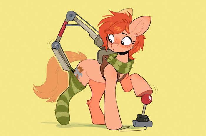     My Little Pony, Ponyart, Original Character, Rusty Gears, Rexyseven, MLP ,   