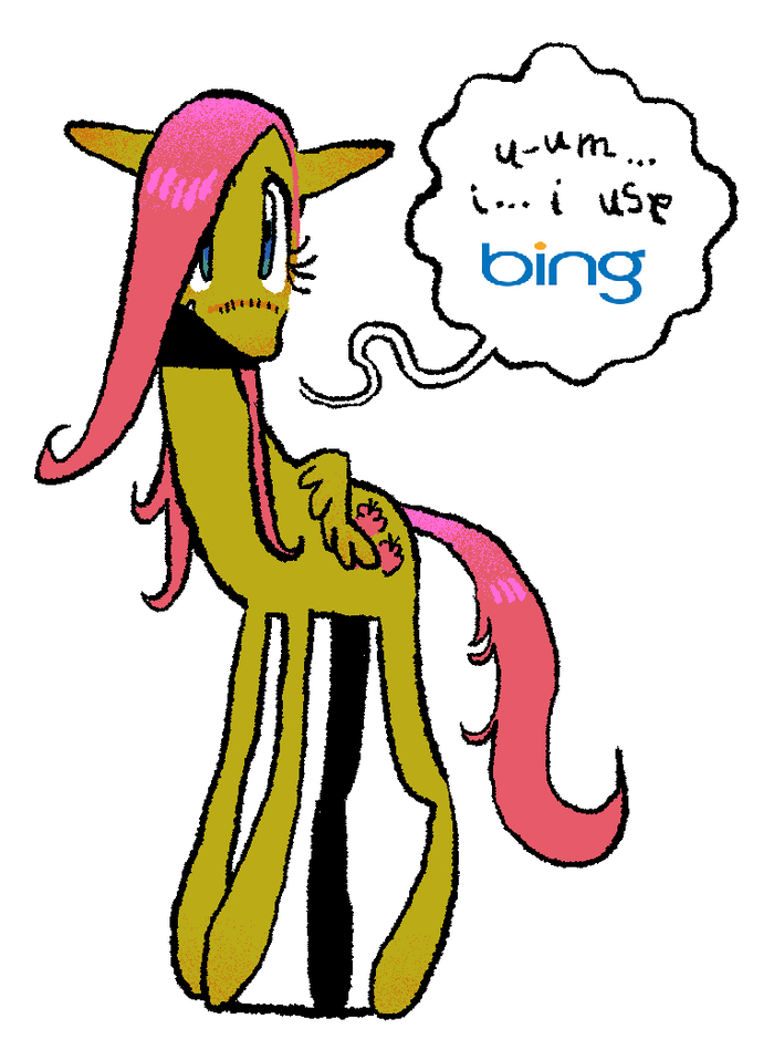 .. ...   bing My Little Pony, Fluttershy, Bing