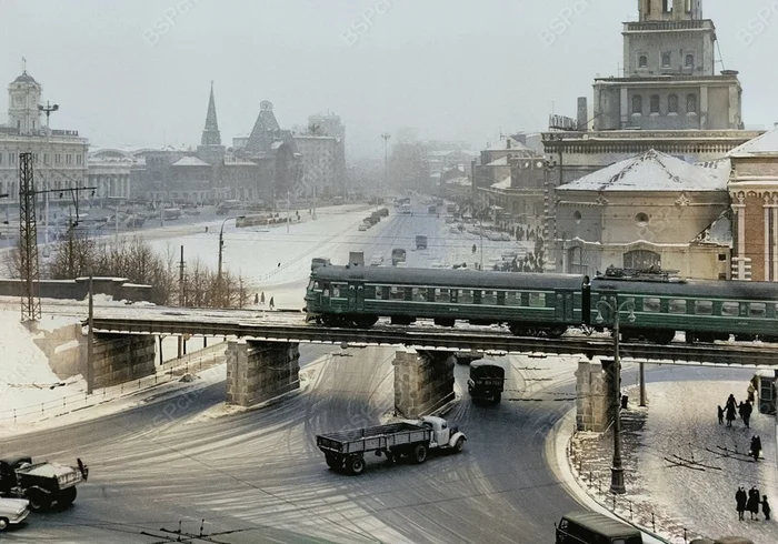 Жизнь Советской Москвы в 60-е годы. 20 раскрашенных фотографий. Часть 5 Старое фото, Историческое фото, 20 век, Фотография, 60-е, СССР, Детство в СССР, Москва, Столица, Колоризация, История города, Длиннопост