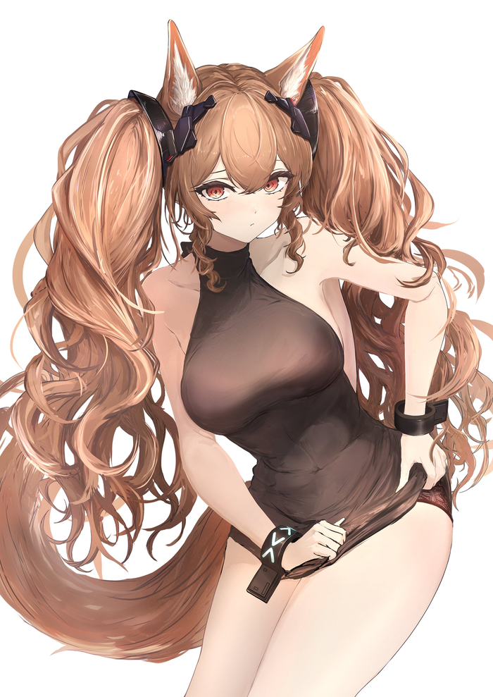 Gilberta Anime Art, , Arknights: Endfield, Gilberta (Endfield), Animal Ears