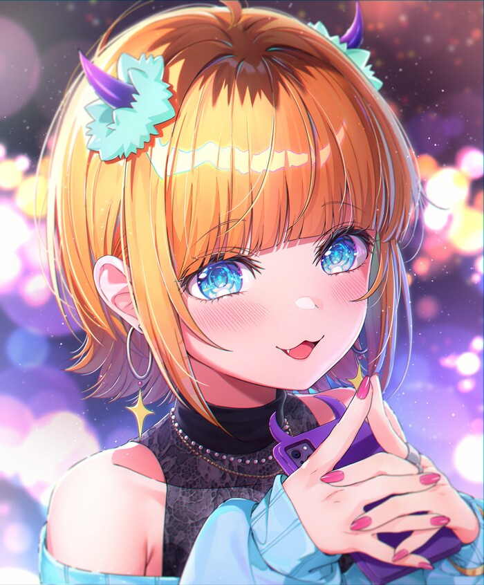 Mem-Cho Anime Art, , Oshi no Ko, Mem-cho,   , Pixiv