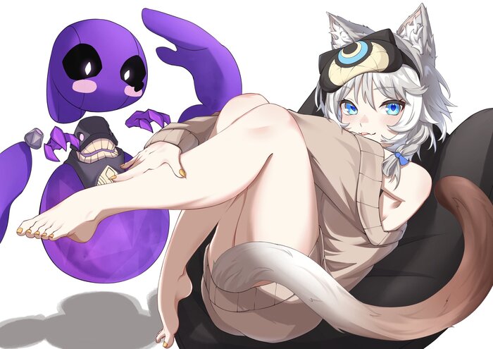  Anime Art, Honkai: Star Rail, Cipher (Honkai: Star Rail), Animal Ears, 