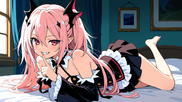   , Anime Art, , Owari no seraph, Krul tepes,  , 