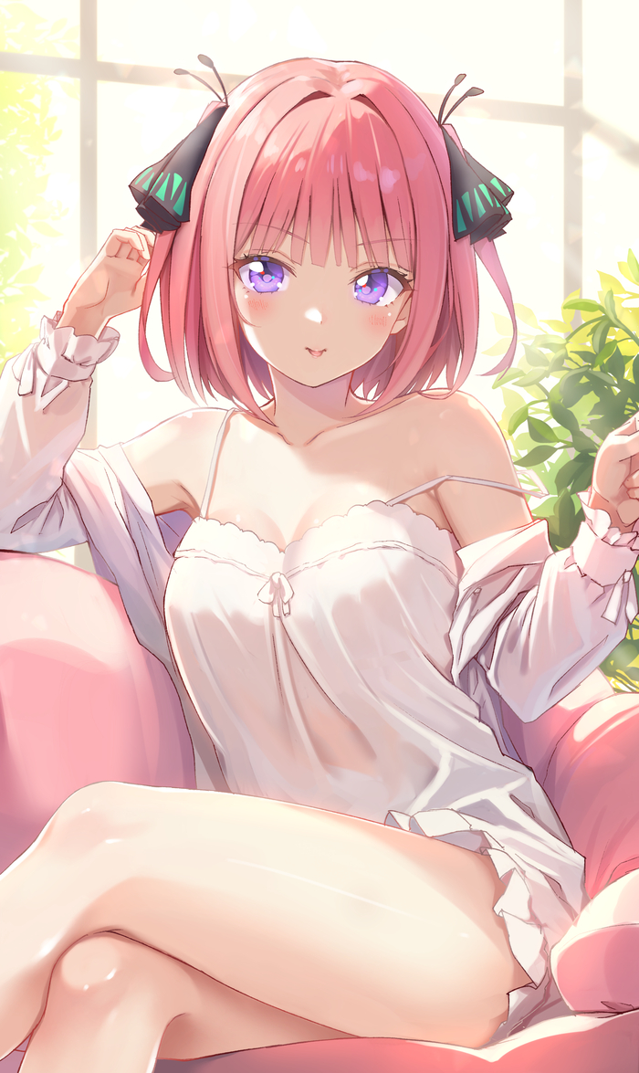 Nino Anime Art, , Gotoubun No Hanayome, Nino Nakano, Pixiv