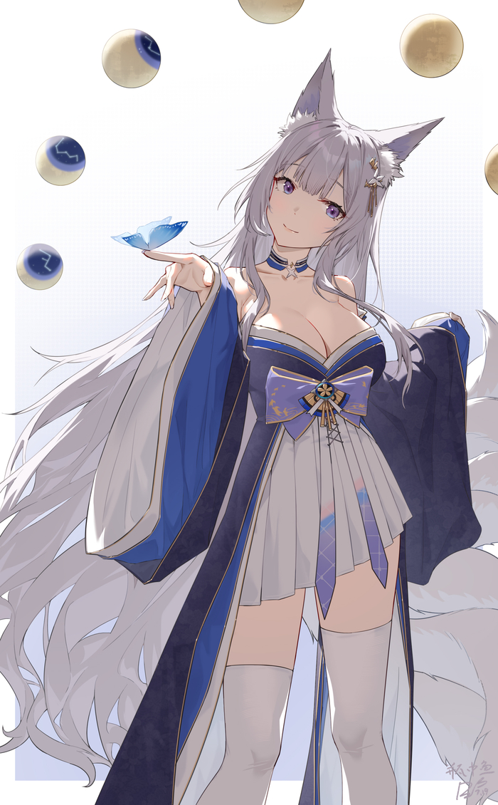 Shinano Anime Art, , Azur Lane, Shinano, Animal Ears, , 