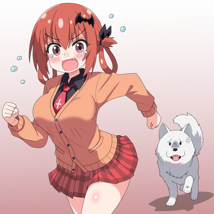 Satania Anime Art, , Gabriel DropOut, Satanichia Kurumizava, , Pixiv