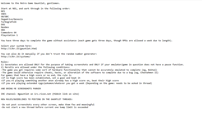 Оригинальная копипаста правил с давно закрытого сайта.