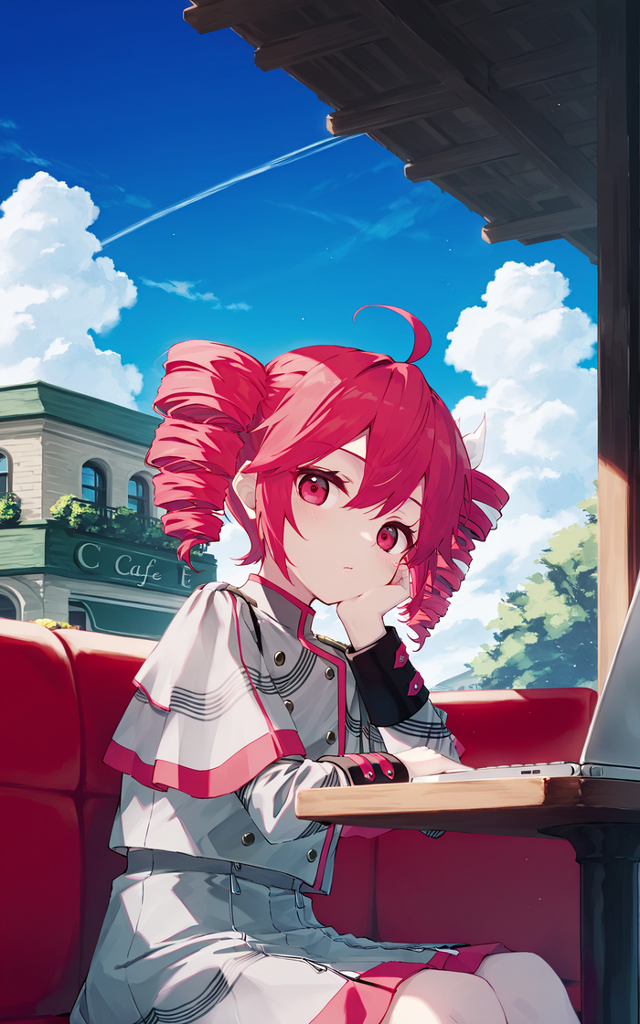 Teto , Anime Art, Utauloid, Kasane Teto,  