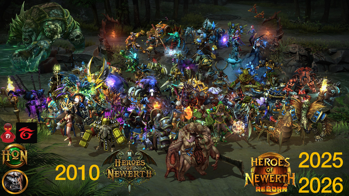    Heroes of Newerth  Heroes of Newerth: Reborn  2025  Heroes of Newerth, Warcraft, Telegram (),  (), YouTube (), ,   ()