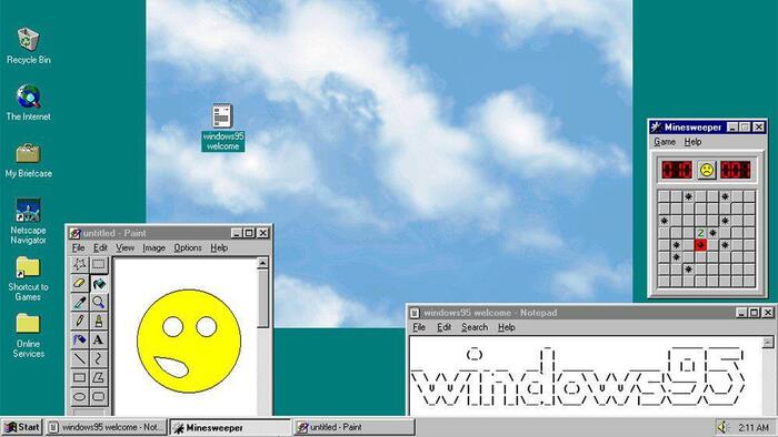 Интерфейс Windows 95