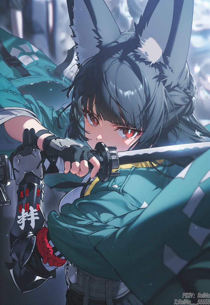 Miyabi , Anime Art, Animal Ears,  , Hoshimi Miyabi (zzz), Zenless Zone Zero