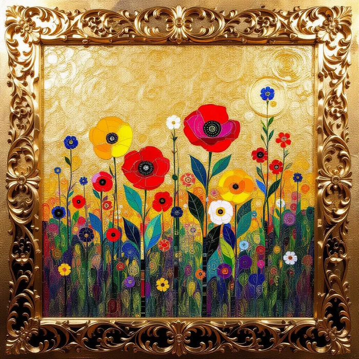 Рама интереснее самой картины :)