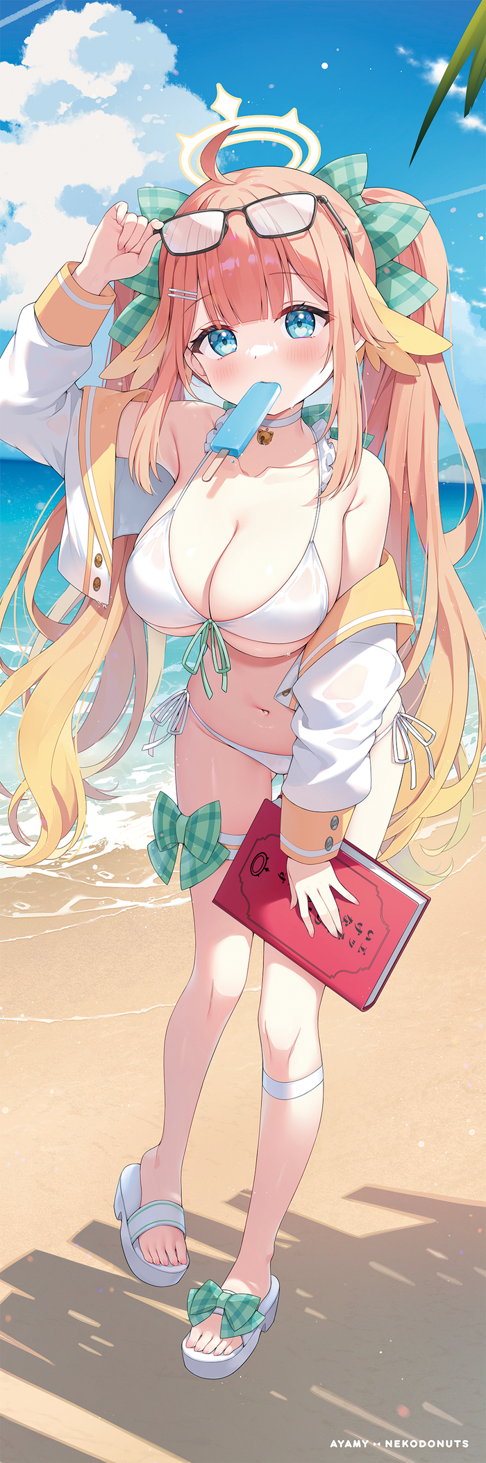 Shimiko #001 , Anime Art, Blue Archive, ,  , , ,  , , , , 