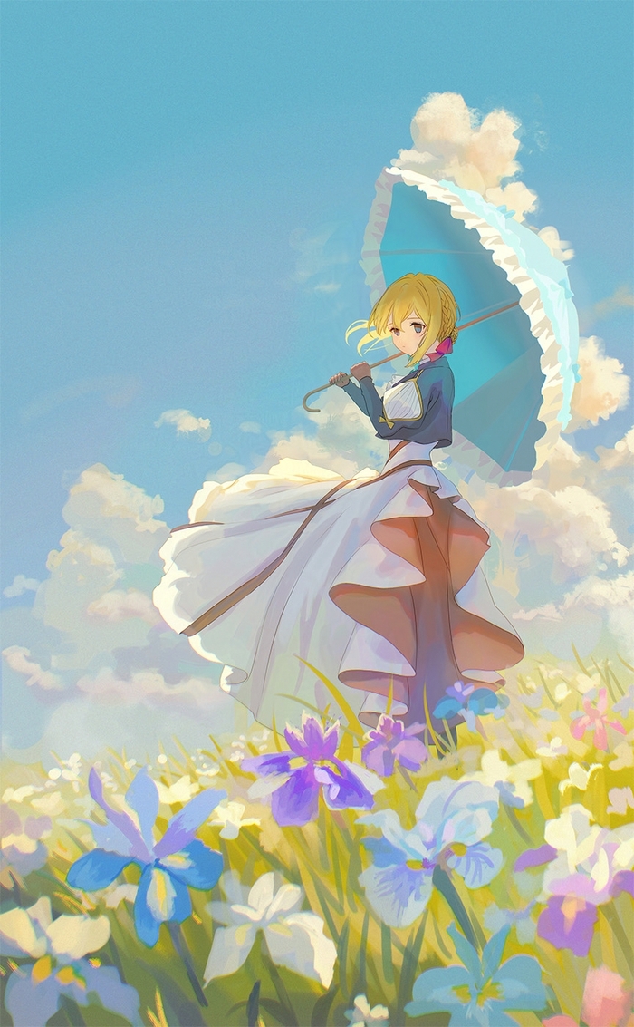   Anime Art, , Violet Evergarden,  , Pixiv