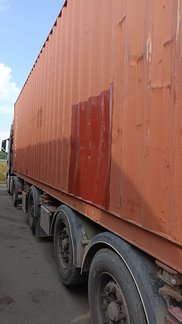 Прикол их жизни контейнеровозника