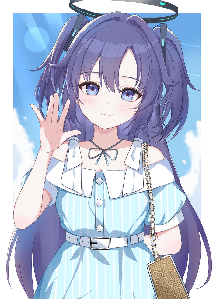 Hayase Yuuka #049 , Anime Art, Blue Archive, Hayase Yuuka, , ,  , , , 