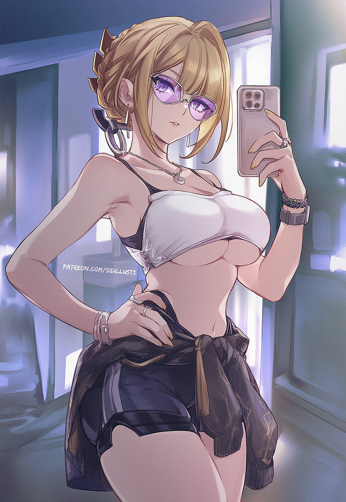  Sidillusts, Anime Art, , , Evelyn Chevalier (zzz), Zenless Zone Zero