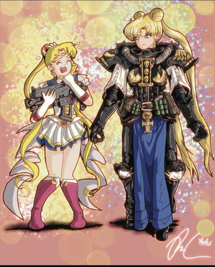        Warhammer 40k, Wh humor, Wh Art, , , Adepta Sororitas, Sailor Moon,   , ,  