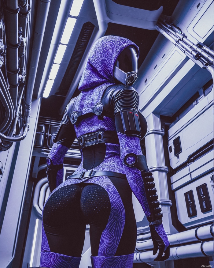   ()  Tali Zorah,  , Mass Effect, Stable Diffusion, Game Art, ,  