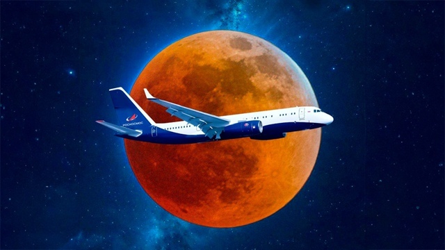 Увидеть полное лунное затмение можно будет из окна самолёта — Роскосмос запустит 7 сентября астрономический спецрейс