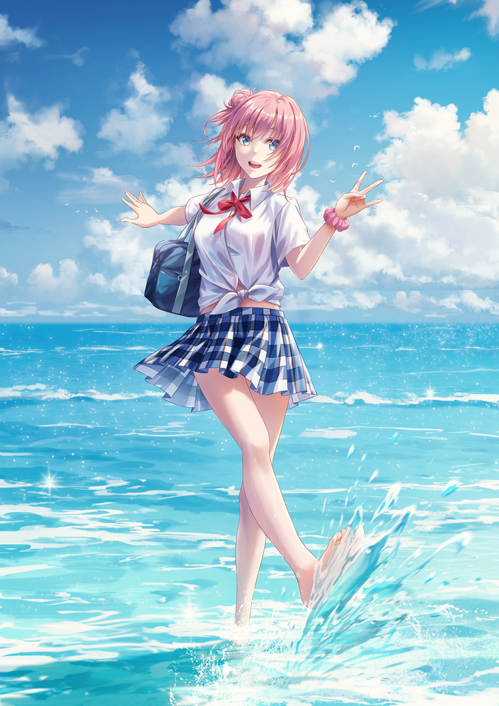    Anime Art, , Oregairu, Yuigahama Yui, , Pixiv