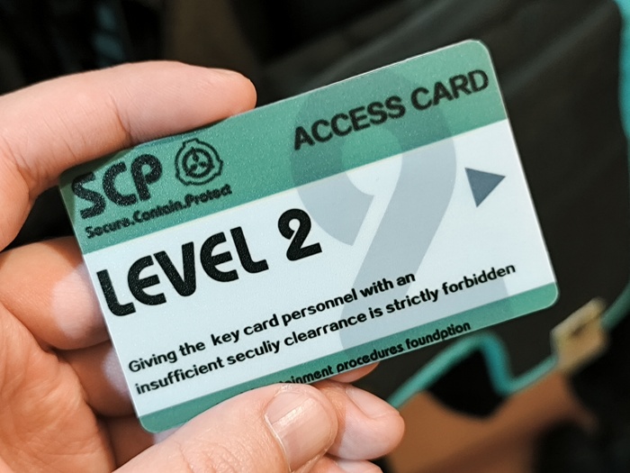 SCP Keycard SCP, Scp Containment Breach, , 