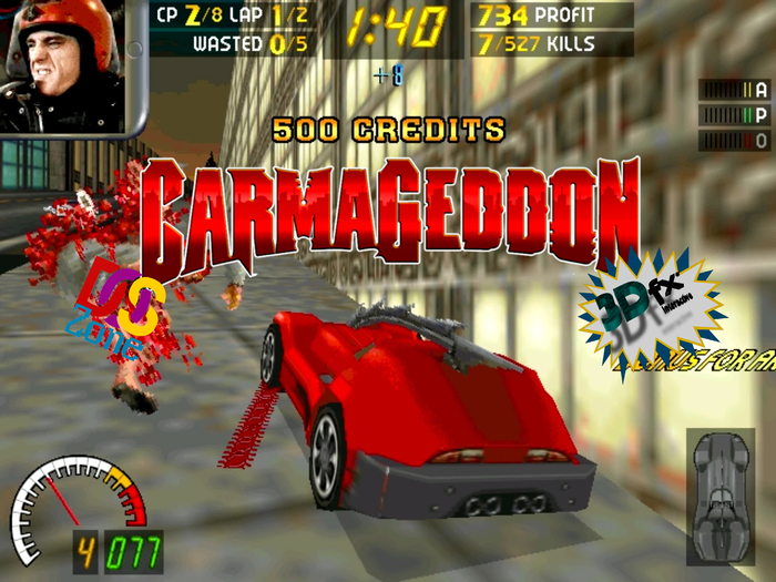 Carmageddon (WebGL3Dfx)   -,  , -, ,  , Carmageddon, Carter54, Doszone, 3dfx, 