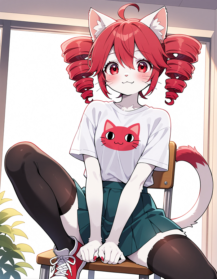  , Anime Art, Kasane Teto, Animal Ears, , Furry Art, , ,  