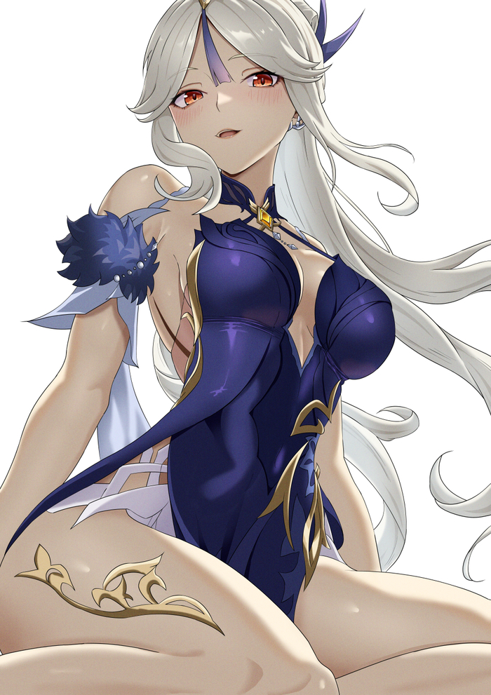   Pixiv, , Anime Art, Genshin Impact, Ningguang