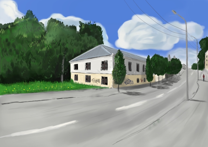 Учусь рисовать на планшете. Хочу критику деревьев