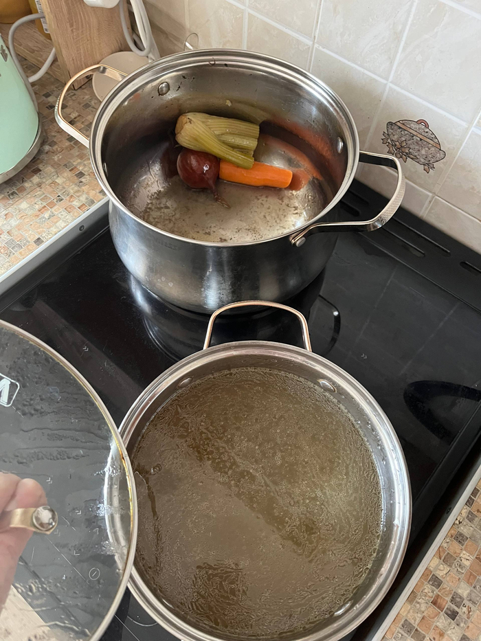 Грязная кастрюля - новый бульон
