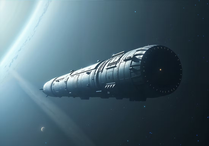 Концепт звездолета Chrysalis.