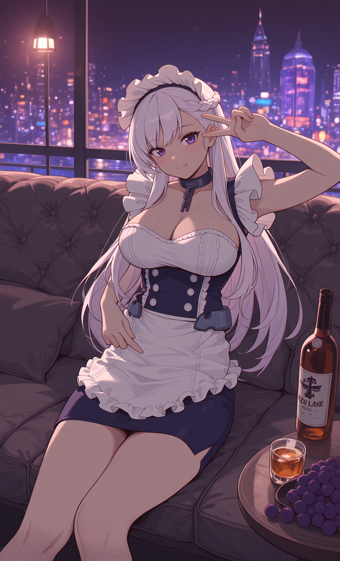 Belfast , Anime Art, Belfast, Azur Lane,  