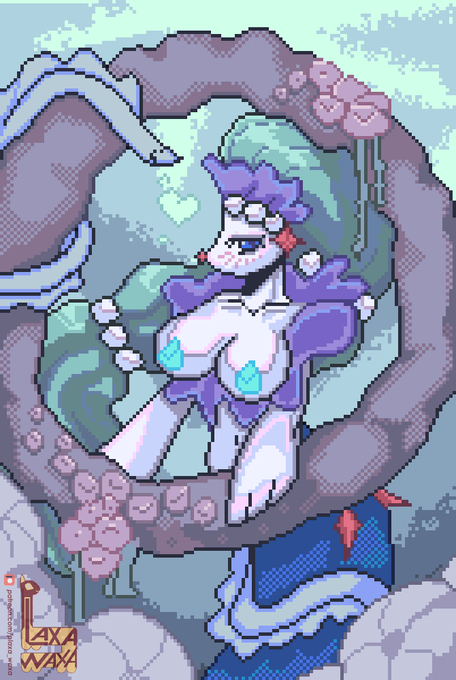 , Pixel Art, Primarina, , Anime Art, , 2D, 