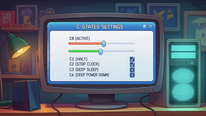 : "C-States  P-States  "    IT, , ,  , , , Bios, , , , 