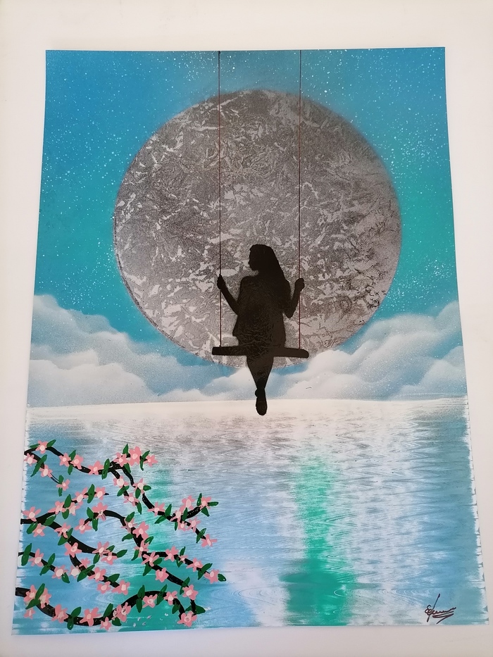 Искусство спрейарт Искусственный интеллект, Рисунок, Красота, Длиннопост