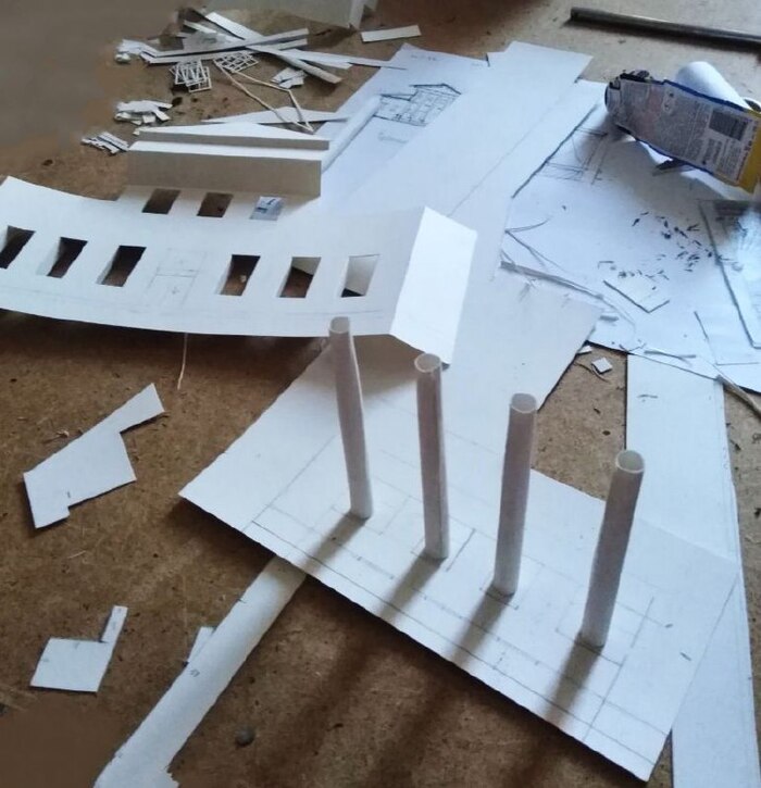 От эскиза до готового здания Кросспостинг, Pikabu Publish Bot, Моделизм, Масштабная модель, Хобби, Длиннопост