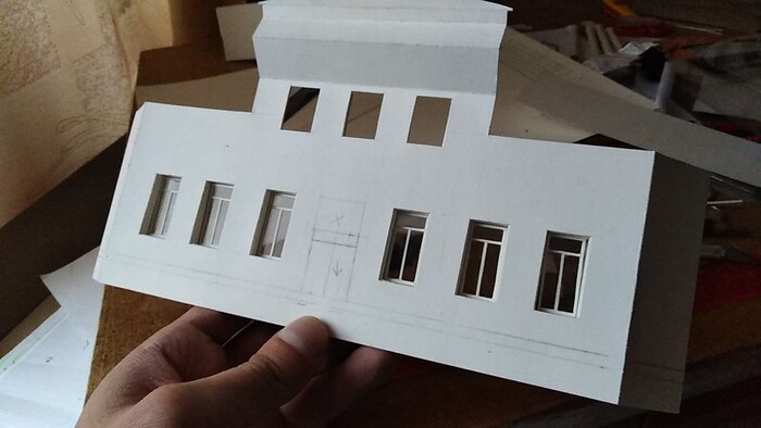 От эскиза до готового здания Кросспостинг, Pikabu Publish Bot, Моделизм, Масштабная модель, Хобби, Длиннопост