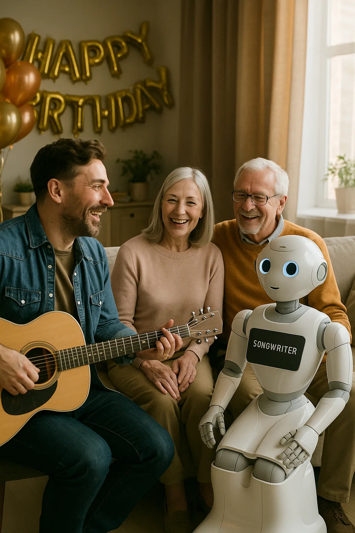 Авторская песня на день рождения или юбилей в подарок с ботом Сонграйтер