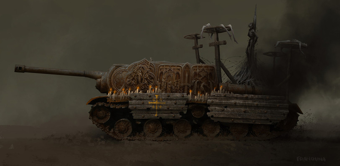 ИСУ-152, освящённый. Колёса для четвертования и повышения благодати в наличии.