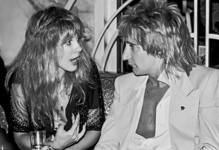 Стиви Никс и Род Стюарт, 1977.