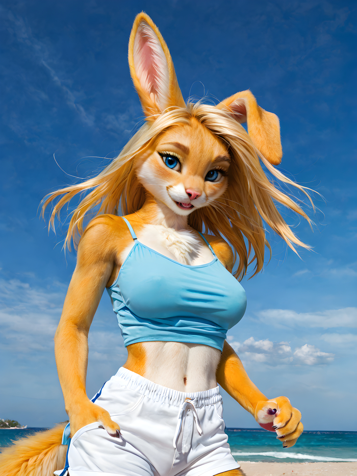    Wolfmks #2189 ,  , Furry Art, Furotica, Furotica female,  , Stable diffusion 3, Furry rabbit, 
