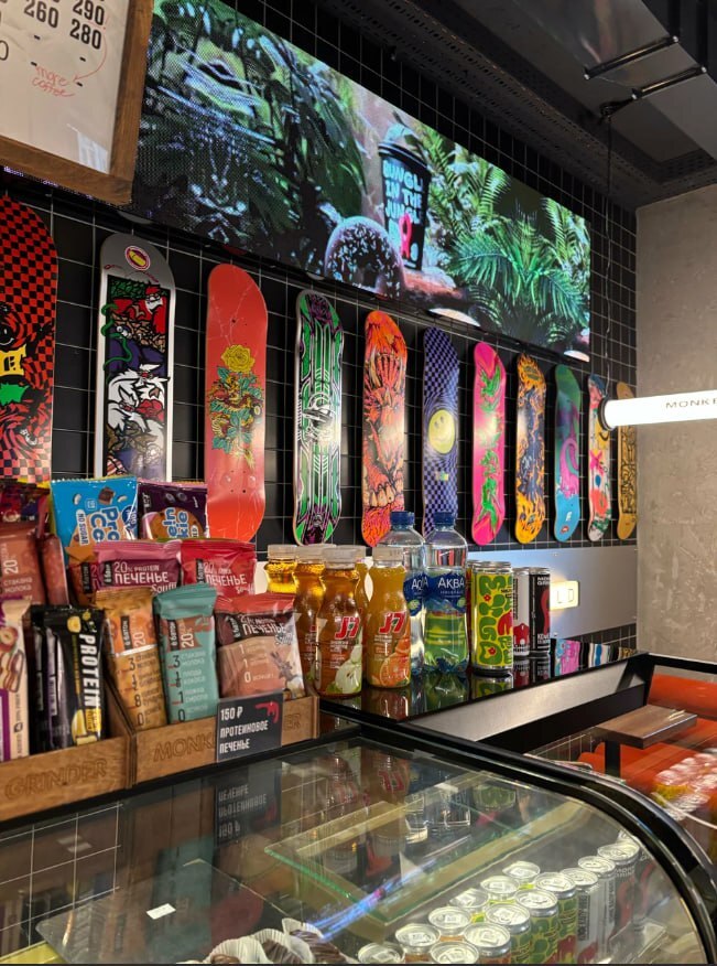 Дизайн кафе от студии общественных пространств Allartsdesign