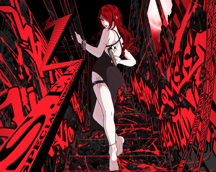  Anime Art, , Persona, , Persona 3, Mitsuru kirijo
