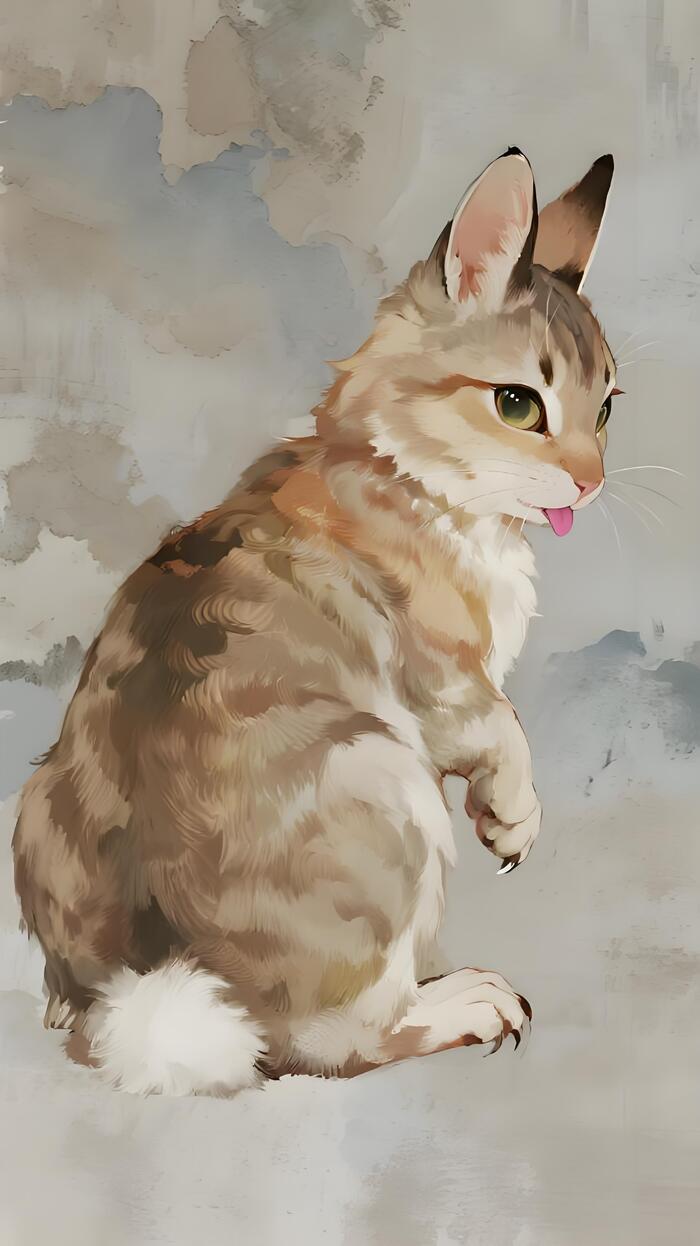 CatRabbit ai art , ,  , , 