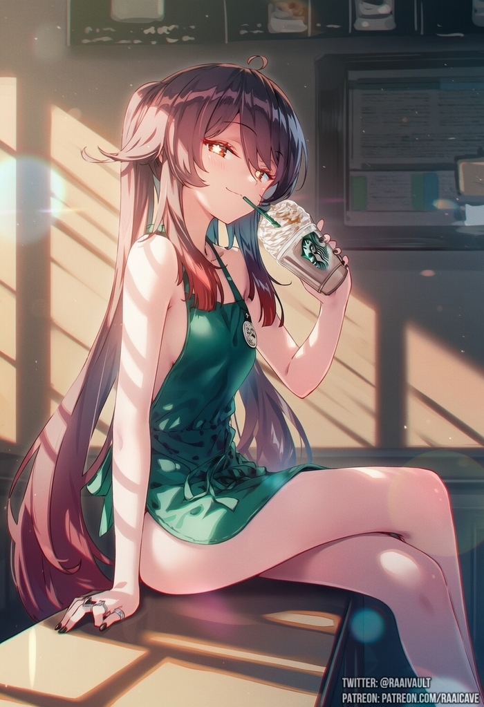 Who? , Anime Art, Hu Tao (Genshin Impact), Genshin Impact,  